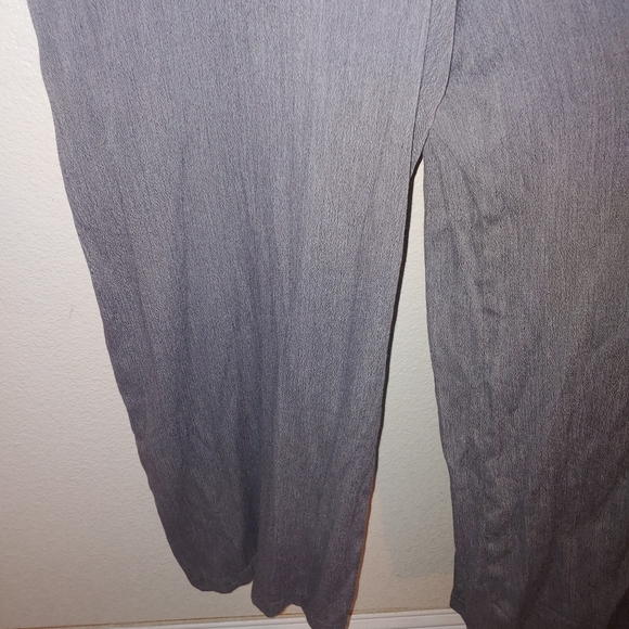 Lucy love gray planet Jumpsuit Nwt medium buttons - Picture 6 of 9